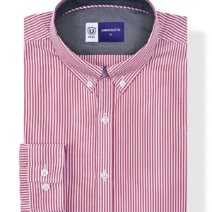 Red Stripe Regular Fit Casual Shirt